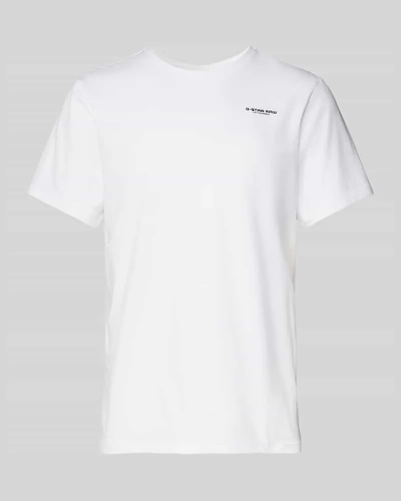 G-STAR RAW Slim Fit T-Shirt mit Label-Detail 