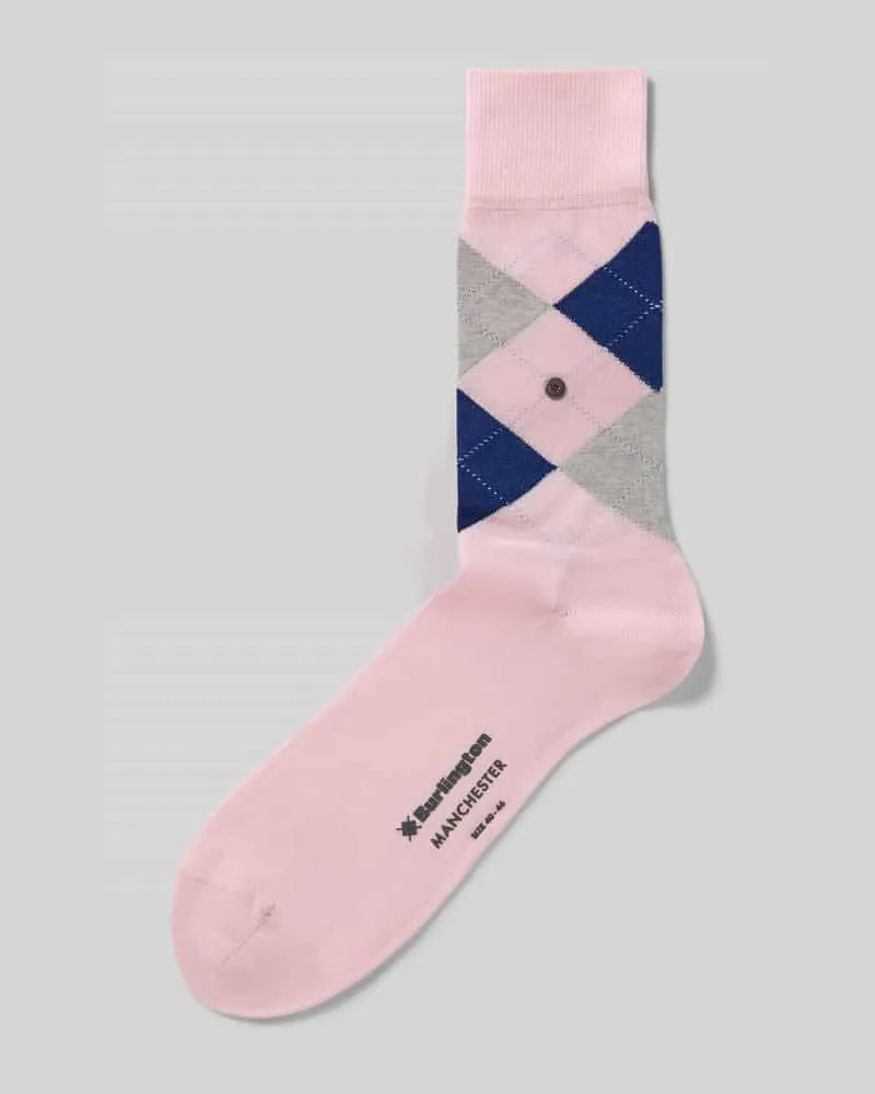 Burlington Socken aus Baumwoll-Mix Modell 'MANCHESTER Rose