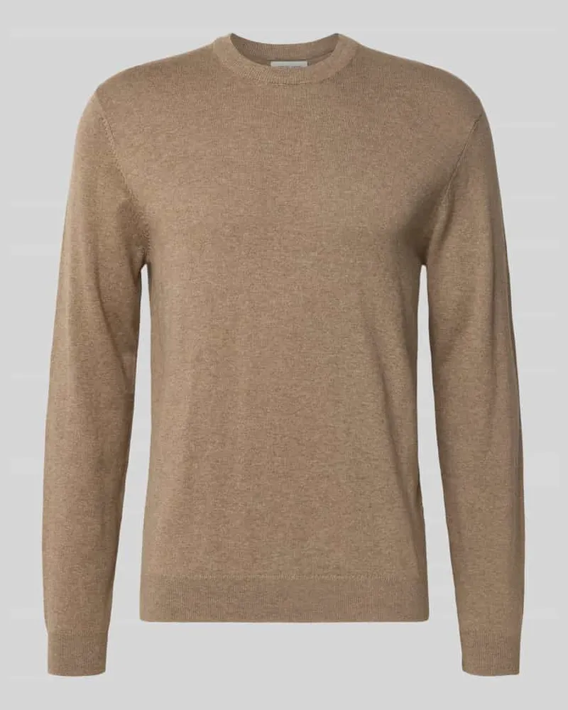 Casual Friday Regular Fit Strickpullover mit Kaschmir-Anteil Modell 'Halfdan 