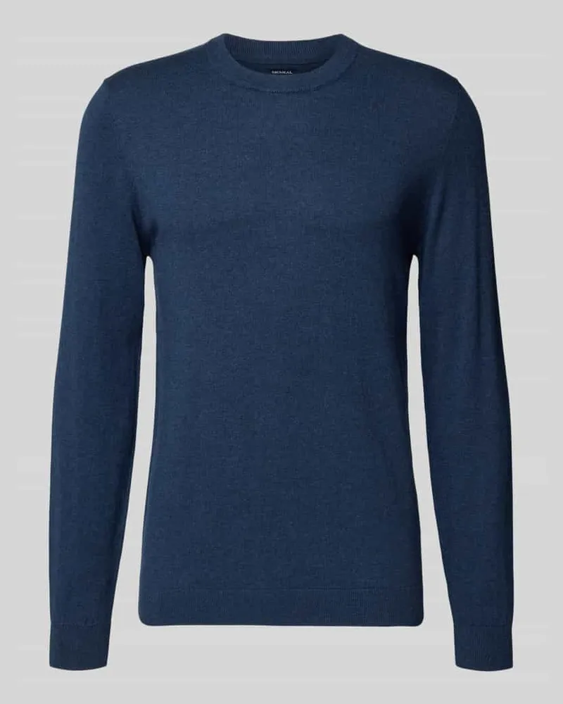 McNeal Strickpullover mit gerippten Abschlüssen 