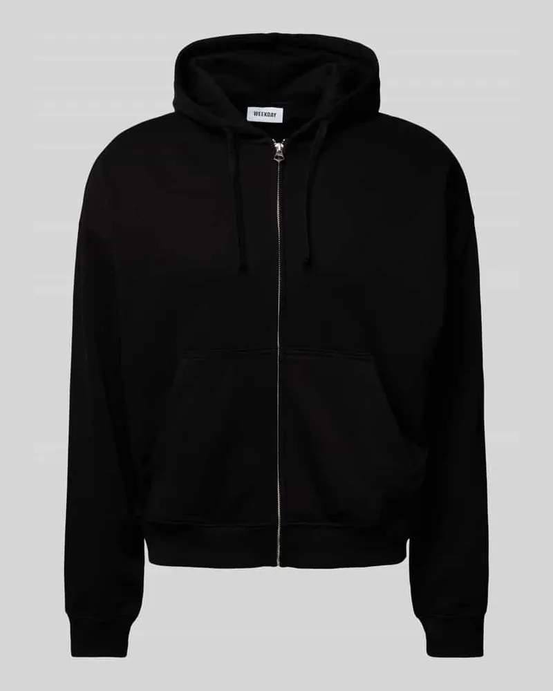 Weekday Boxy Fit Sweatjacke mit seitlichen Eingrifftaschen 