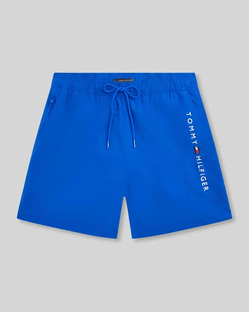 Tommy Hilfiger Badehose mit Label Print Royal