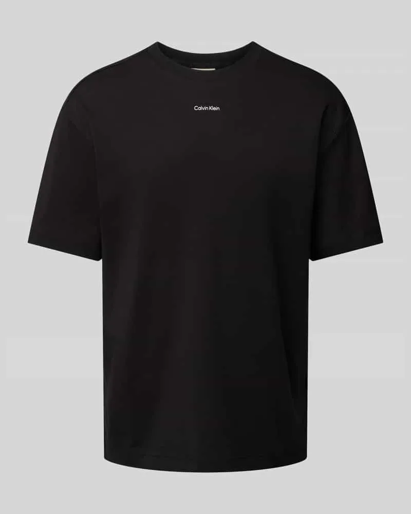 Calvin Klein Oversized T-Shirt mit Label-Print 