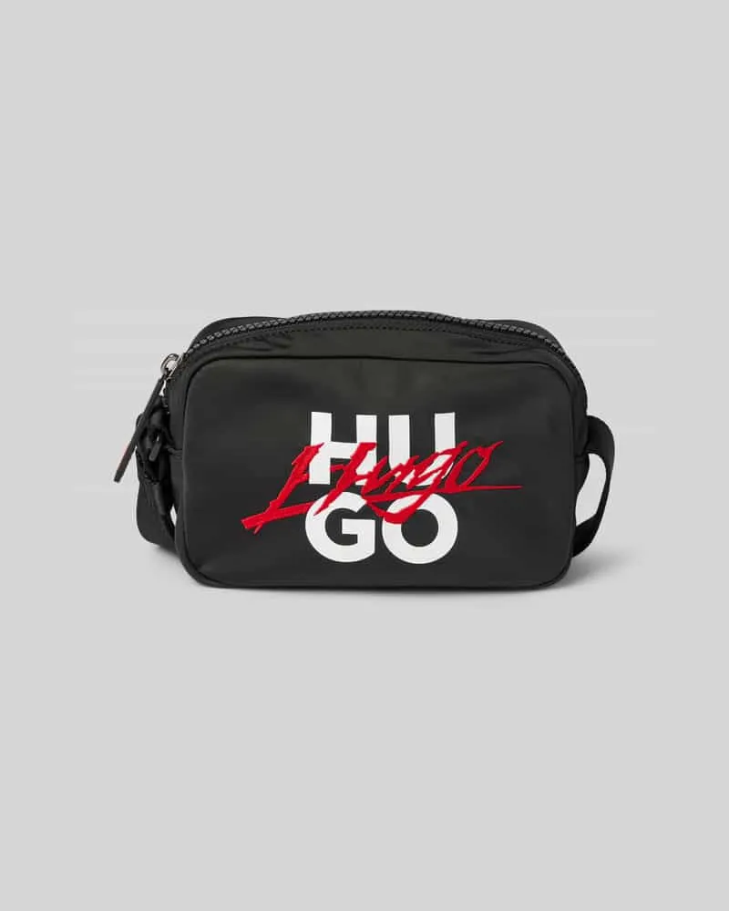 HUGO BOSS Umhängetasche mit Label-Print Modell 'Handwritten2.0 Black