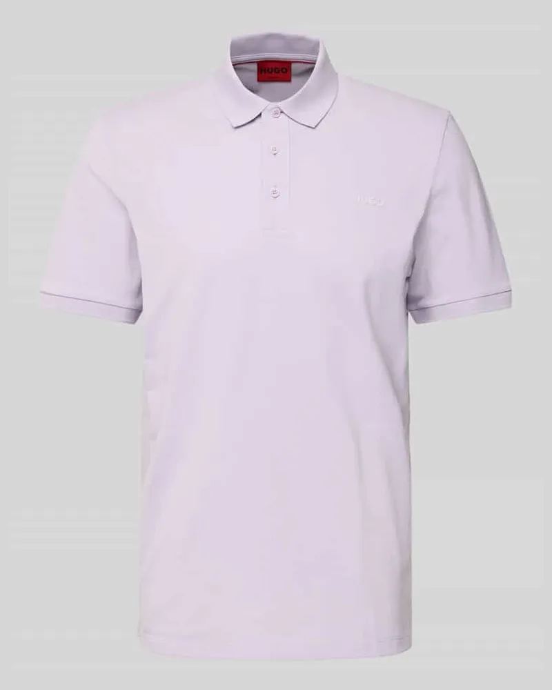 HUGO BOSS Poloshirt mit Label-Print Modell 'Donos 