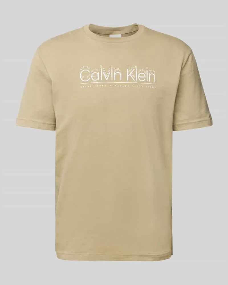 Calvin Klein T-Shirt mit Label-Print 