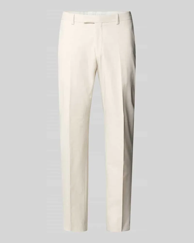 Strellson Slim Fit Anzughose mit Viskose-Anteil Modell 'MELWIN Offwhite