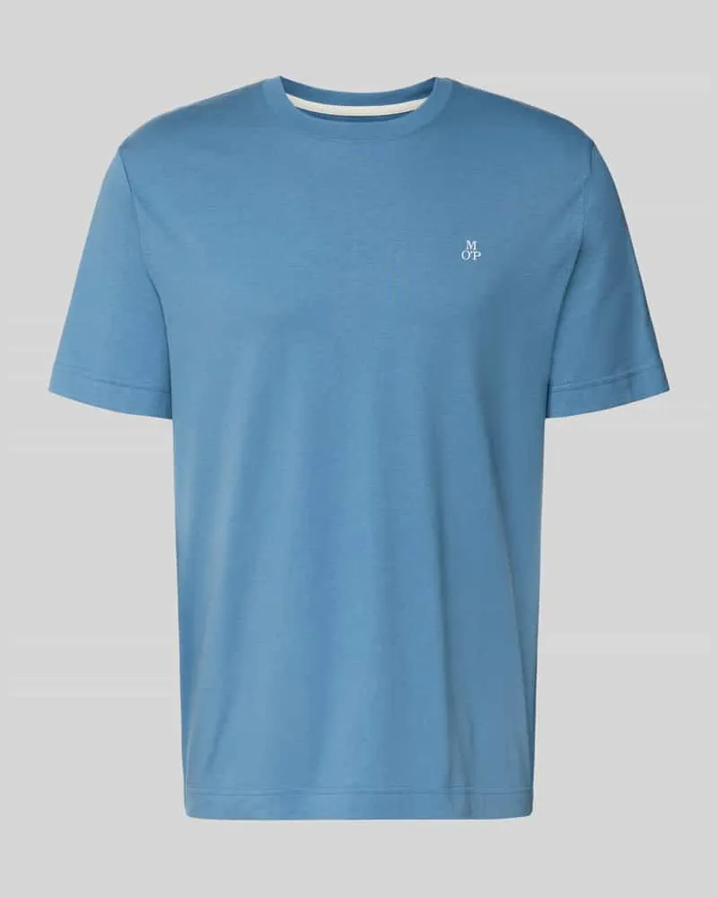 Marc O'Polo Regular Fit T-Shirt aus reiner Baumwolle Jeansblau