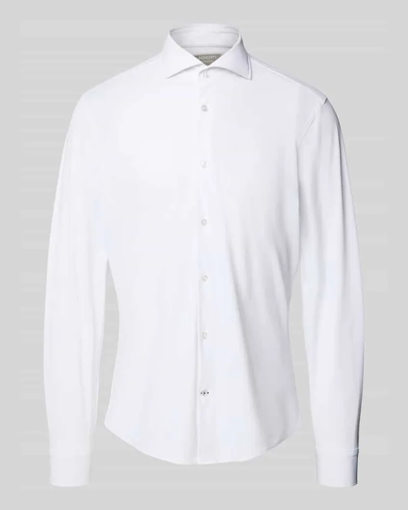 JOOP! Slim Fit Business-Hemd mit Knopfleiste 