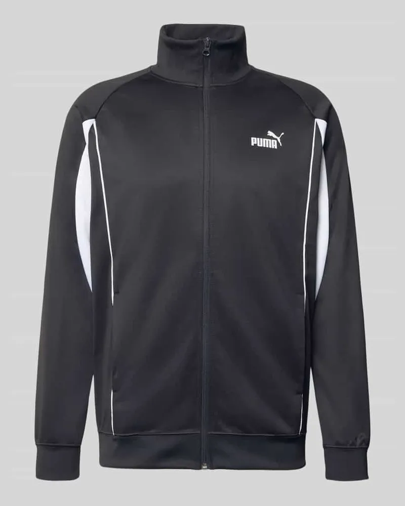 Puma Trainingsjacke mit Stehkragen und Reißverschluss 