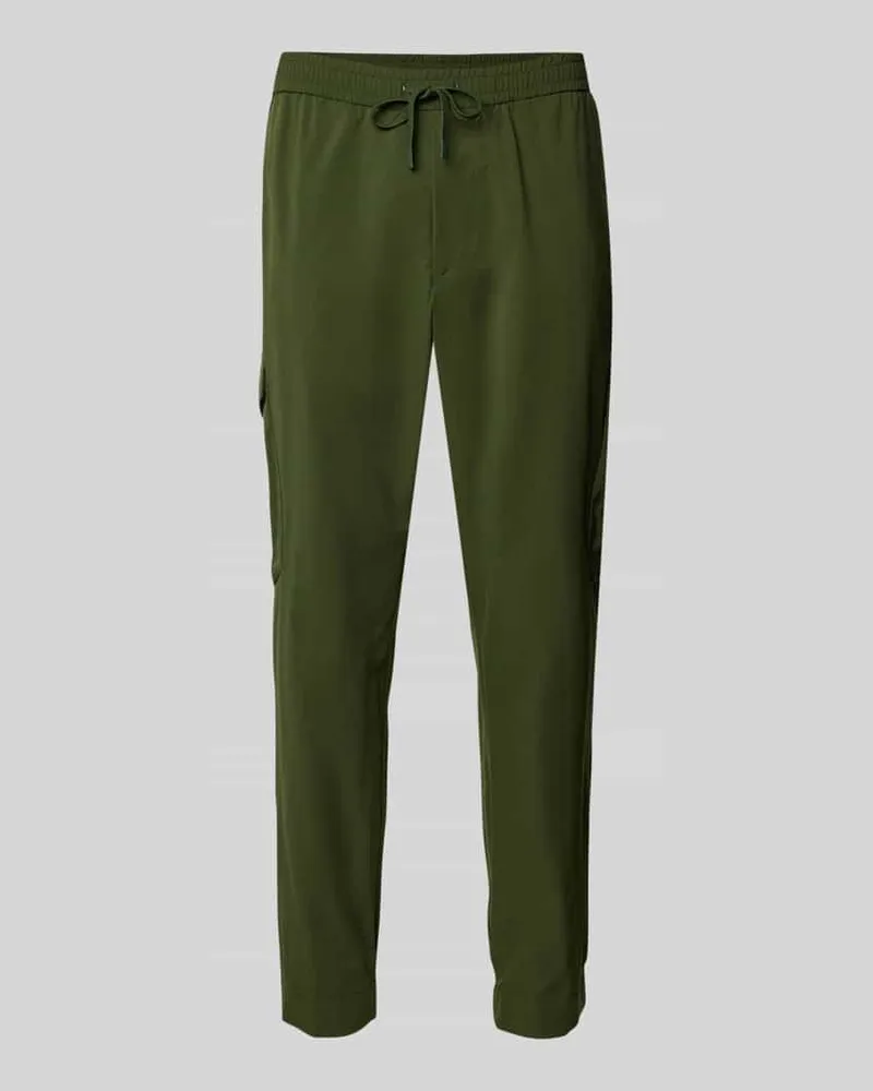 HUGO BOSS Hose mit Cargotaschen und elastischem Bund 