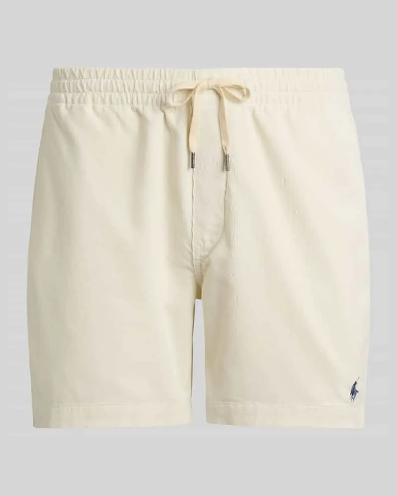 Ralph Lauren Regular Fit Chinoshorts aus reiner Baumwolle Offwhite
