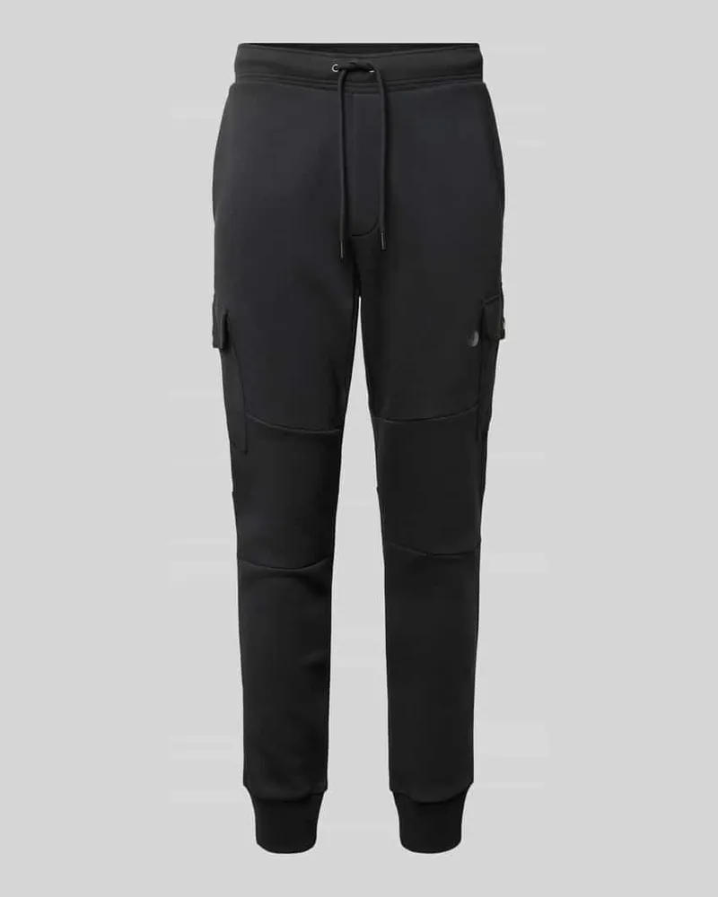 Ralph Lauren Sweatpants mit elastischem Bund Black