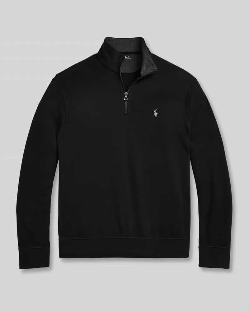 Ralph Lauren Regular Fit Sweatshirt aus Baumwoll-Mix Black