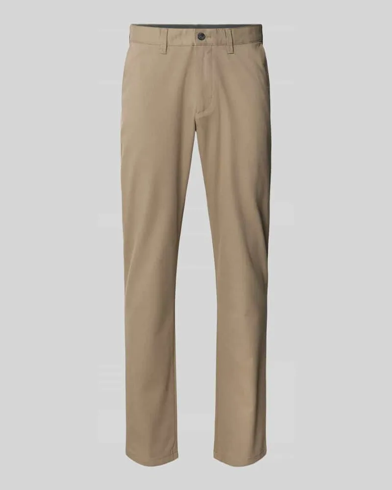 Christian Berg Hose mit Gesäßtaschen Khaki