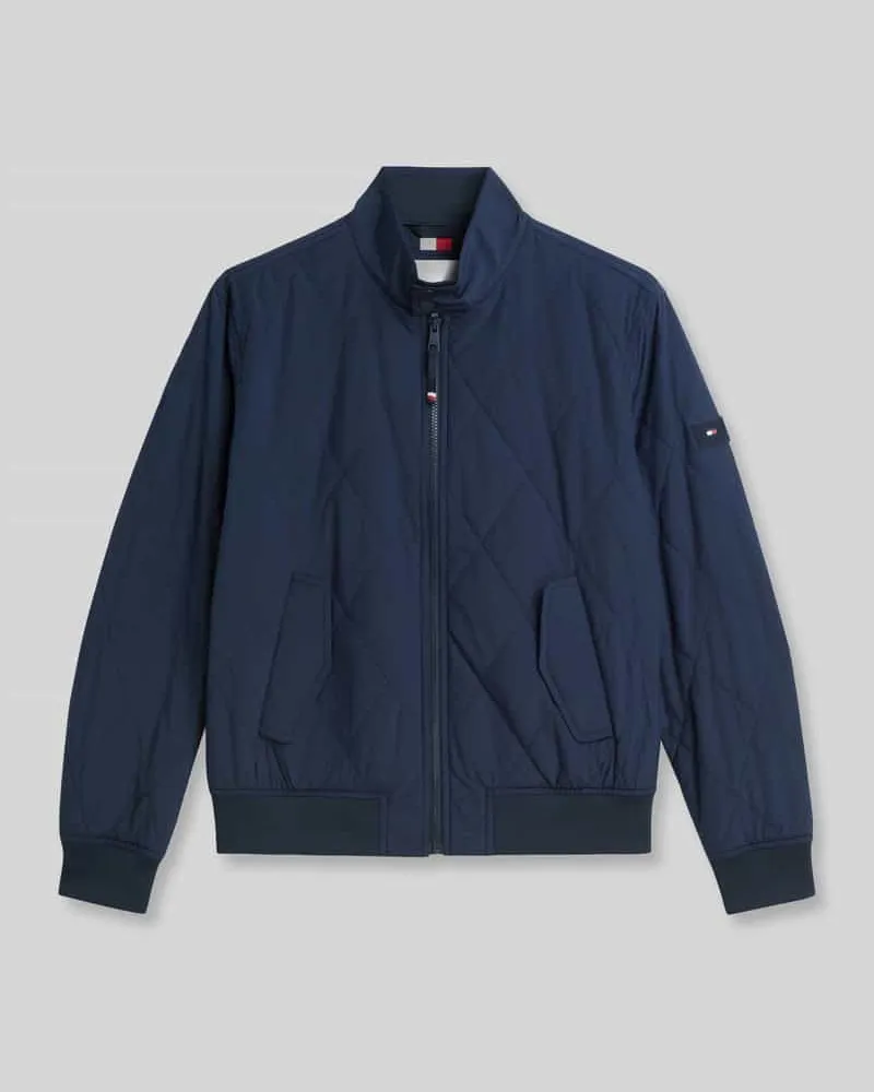 Tommy Hilfiger Regular Fit Steppjacke mit packbarer Innentasche Marine