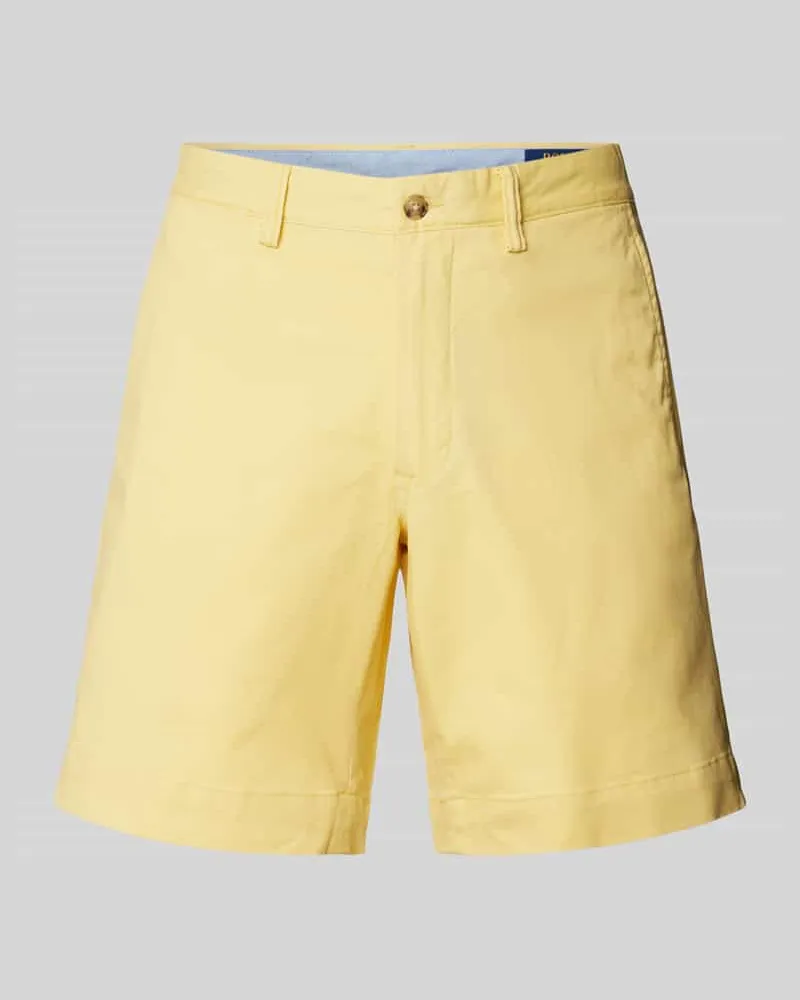 Ralph Lauren Stretch Straight Fit Shorts mit Gürtelschlaufen Modell 'BEDFORD 