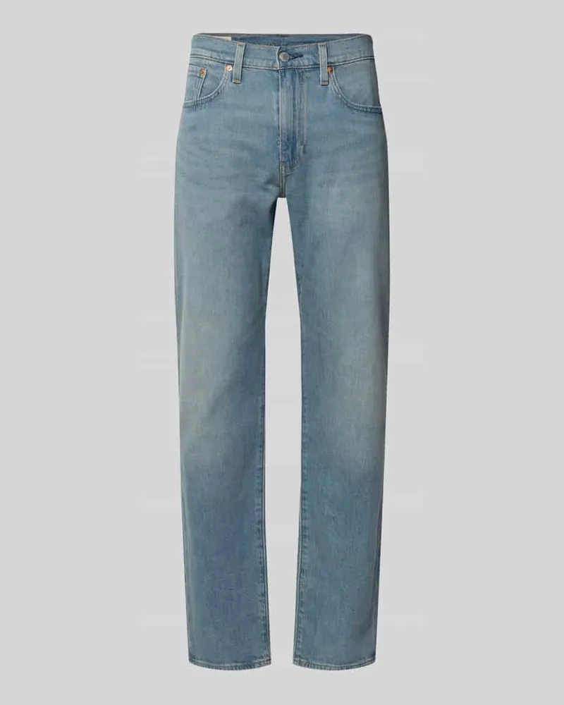 Levi's Tapered Fit Jeans aus Baumwoll-Mix Modell '502™ TAPER Rauchblau
