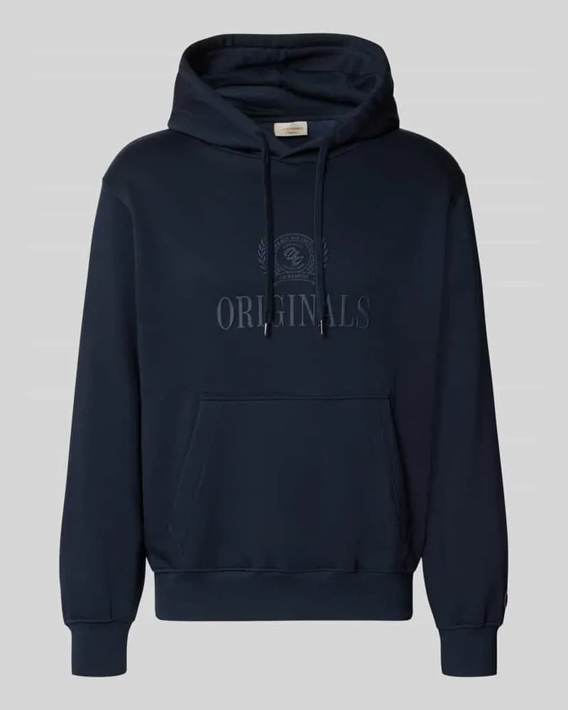 Jack & Jones Hoodie aus Baumwoll-Mix Modell 'FREDERIKS Marine