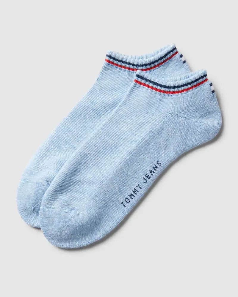 Tommy Hilfiger Sneakersocken mit Kontraststreifen im 2er-Pack 