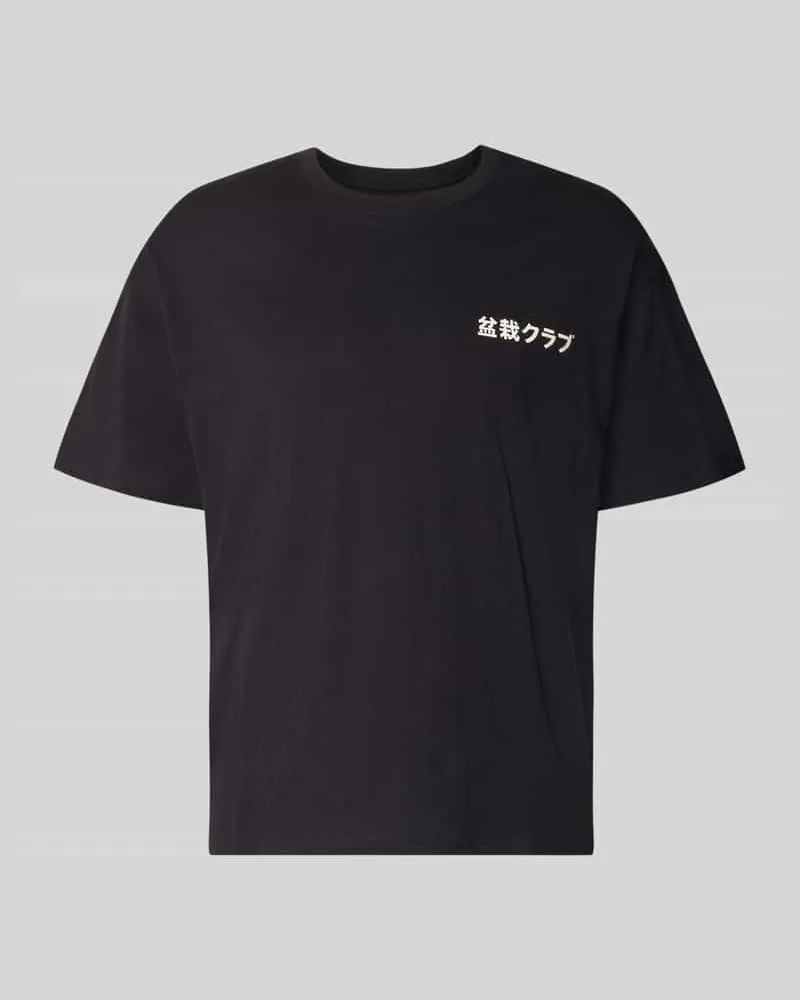 Jack & Jones Relaxed Fit T-Shirt aus reiner Baumwolle Modell "DYLAN Black