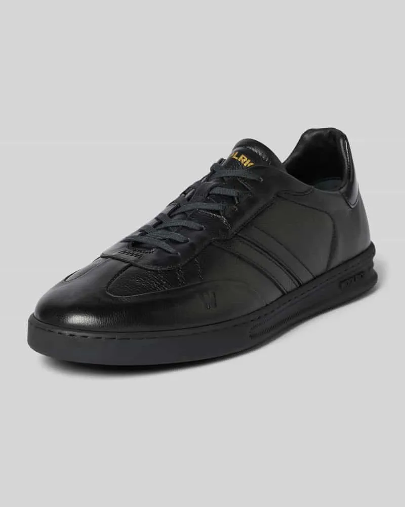 Woolrich Sneaker aus Leder im Retro-Look Black