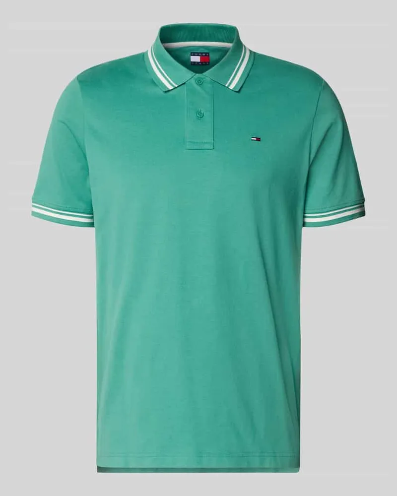 Tommy Hilfiger Regular Fit Poloshirt aus reiner Baumwolle Lind
