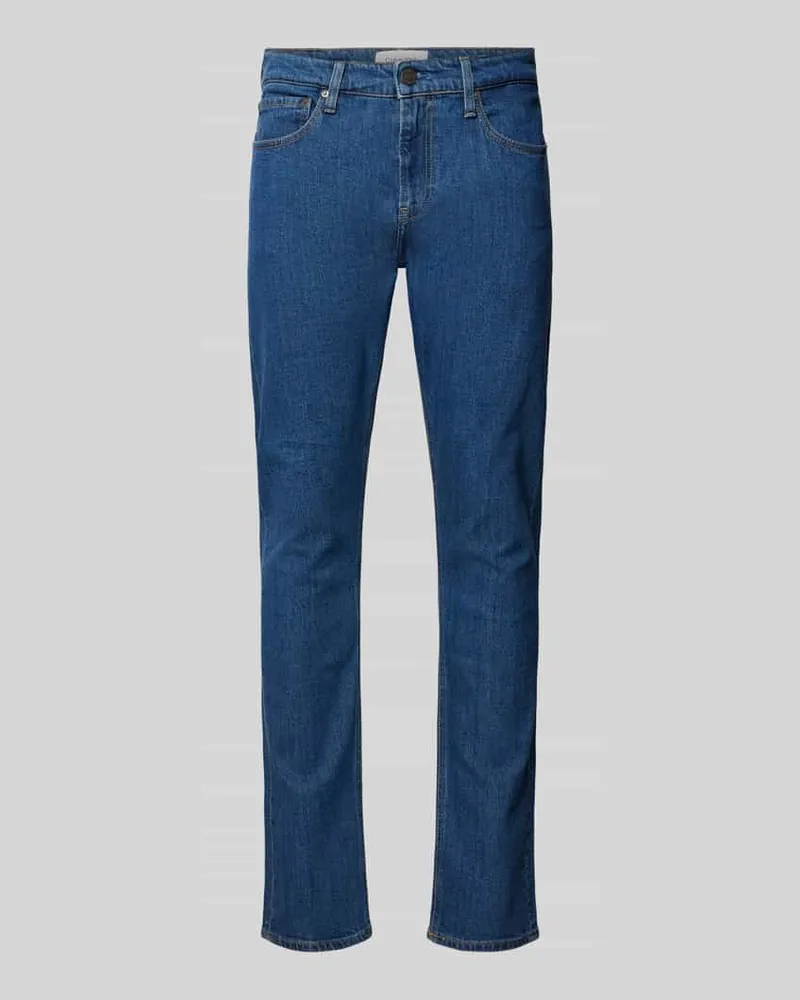 Calvin Klein Slim Fit Jeans im 5-Pocket-Design Jeansblau
