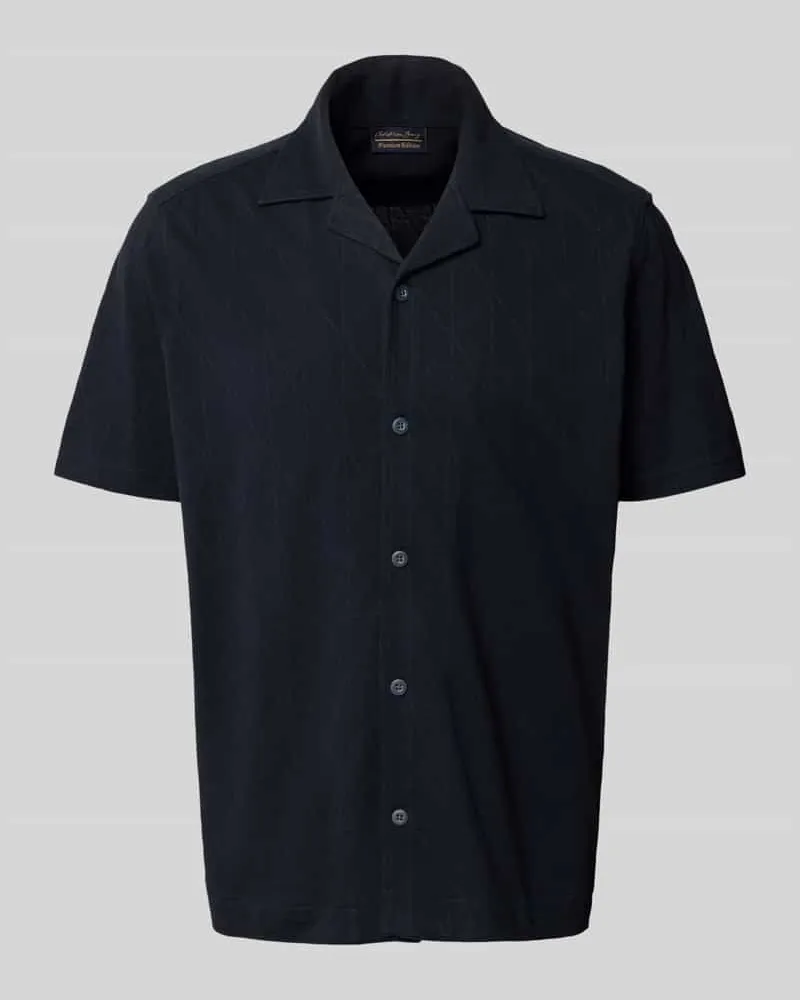 Christian Berg Relaxed Fit Poloshirt aus reiner Bio-Baumwolle mit Reverskragen 
