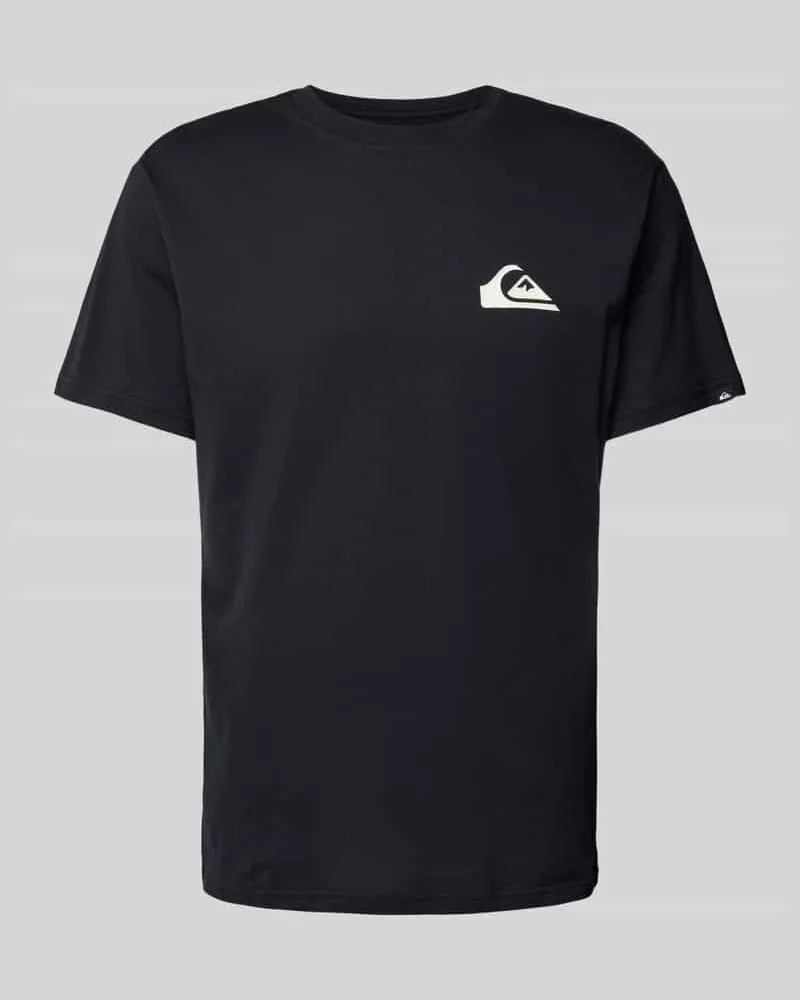 Quiksilver T-Shirt mit Label-Print Black