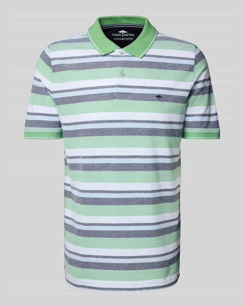 Fynch-Hatton Regular Fit Poloshirt mit Logo-Stitching 