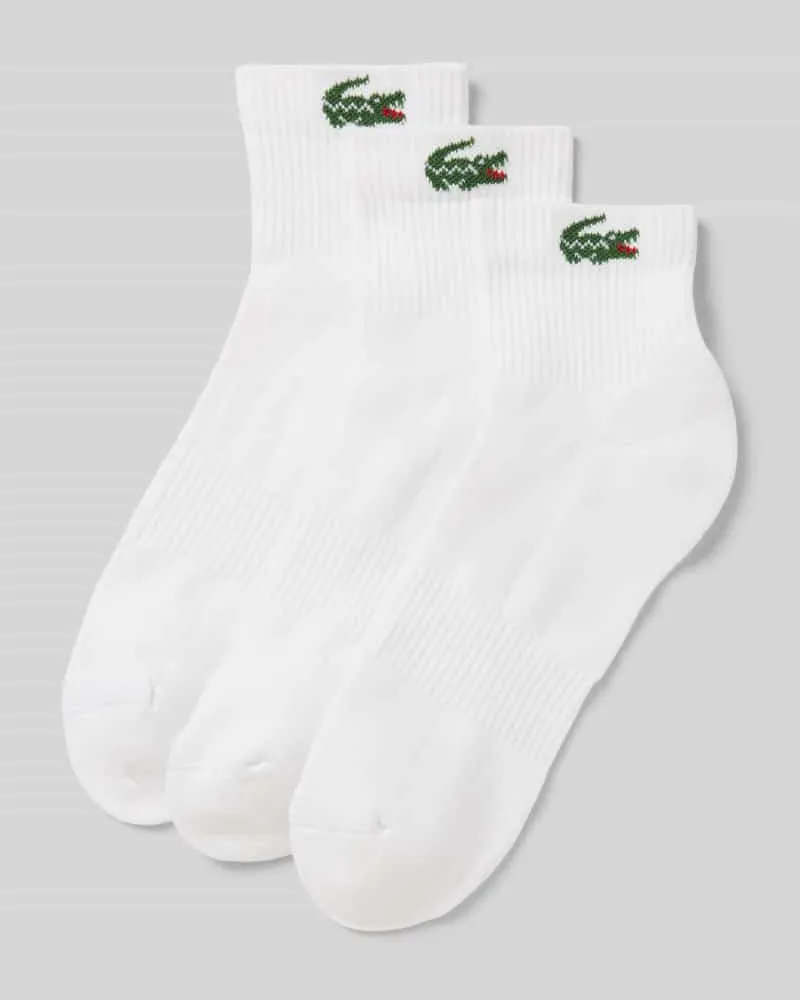 Lacoste Socken aus Baumwoll-Mix im 3er-Pack Weiss