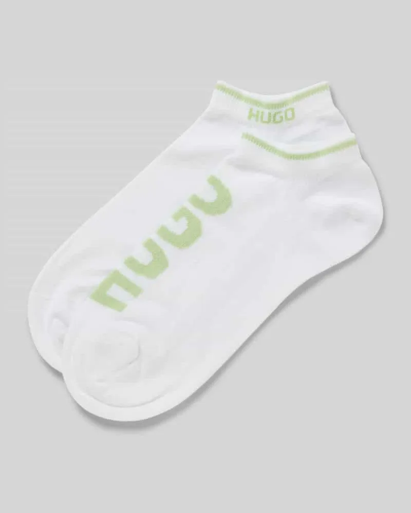 HUGO BOSS Sneakersocken mit Label-Detail im 2er-Pack 