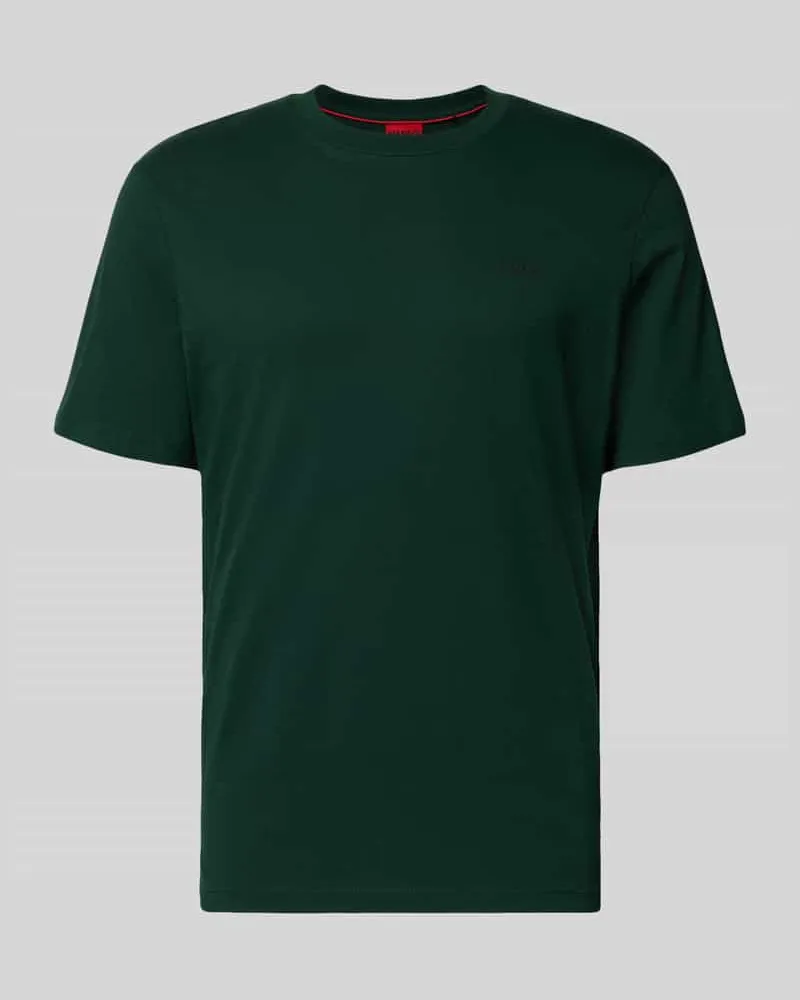 HUGO BOSS Regular Fit T-Shirt aus reiner Baumwolle Modell 'DERO Dunkelgruen