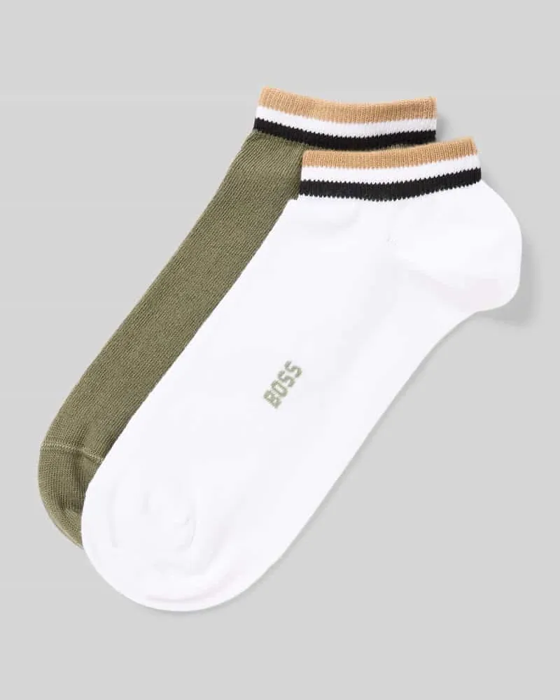 HUGO BOSS Sneaker-Socken aus Baumwoll-Mix im 2er-Pack 