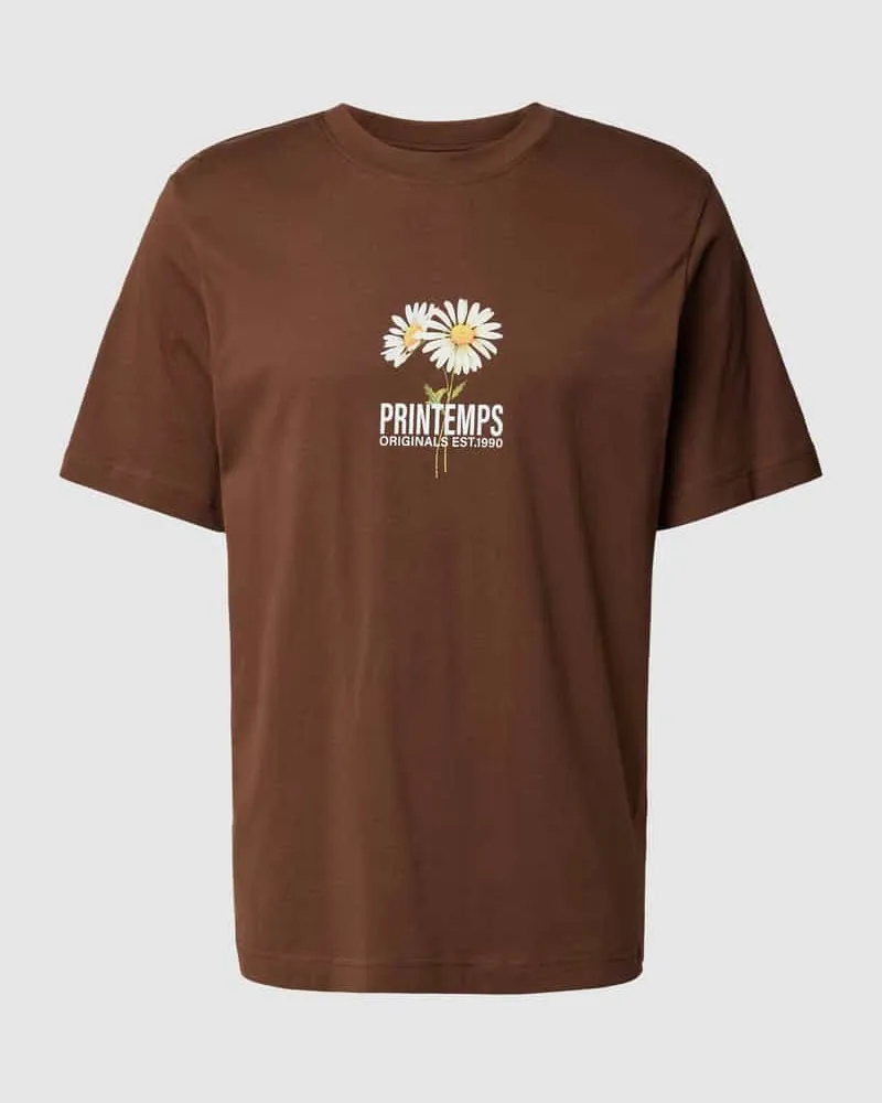 Jack & Jones T-Shirt mit Motiv-Print Modell 'FLORES 