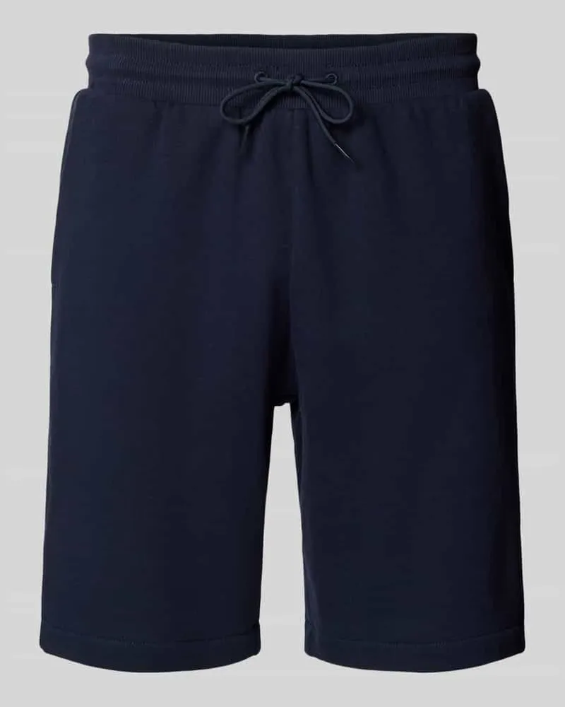 Napapijri Regular Fit Sweatshorts mit elastischem Bund Modell 'NALIS Marine