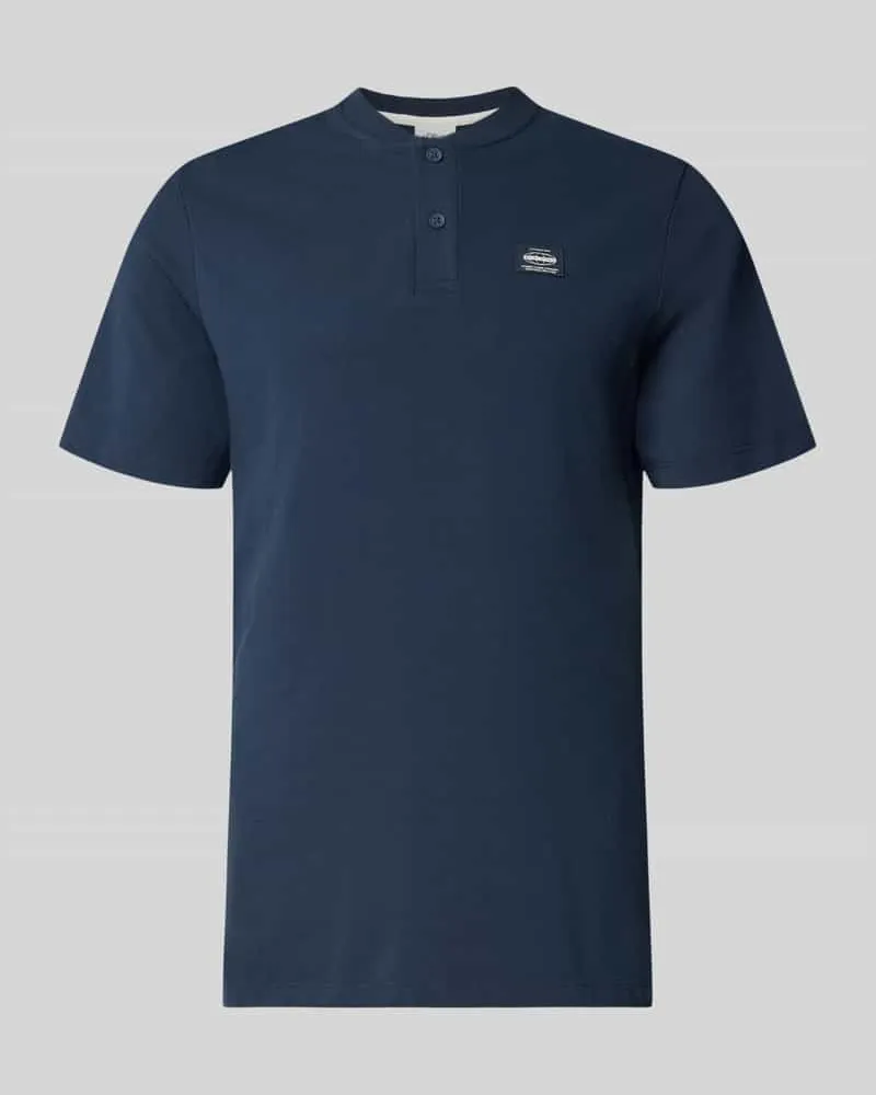 S.Oliver Regular Fit Poloshirt aus Baumwoll-Mix Marine