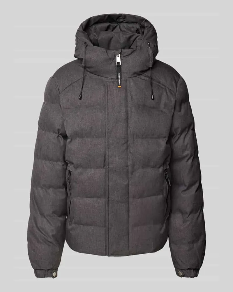 Superdry. Steppjacke mit Label-Details 