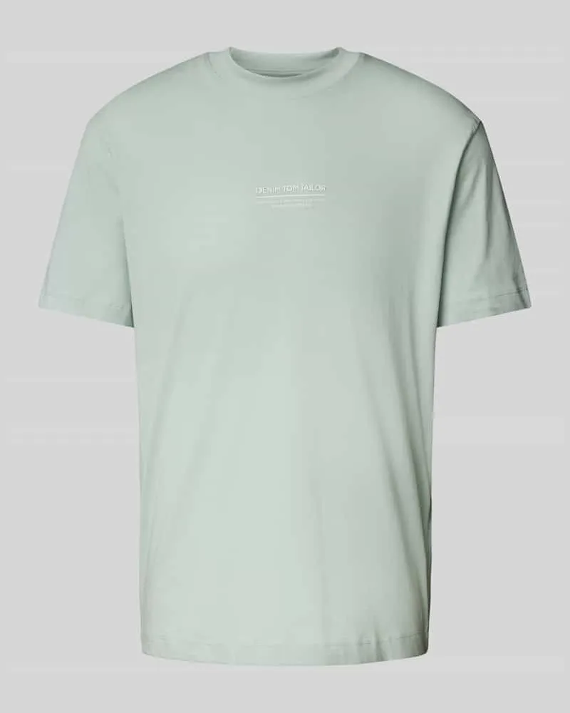 Tom Tailor Relaxed Fit T-Shirt aus reiner Baumwolle Mint