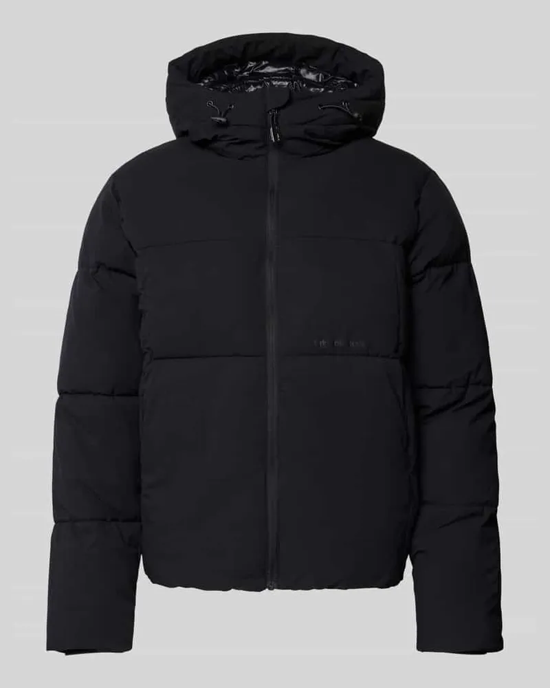 Jack & Jones Regular Fit Steppjacke mit Kapuze Modell 'Jorve Black