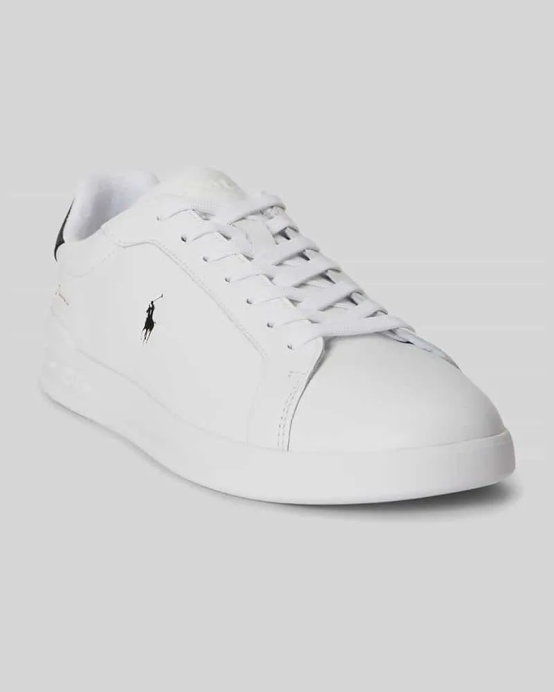 Ralph Lauren Sneaker aus echtem Leder Weiss
