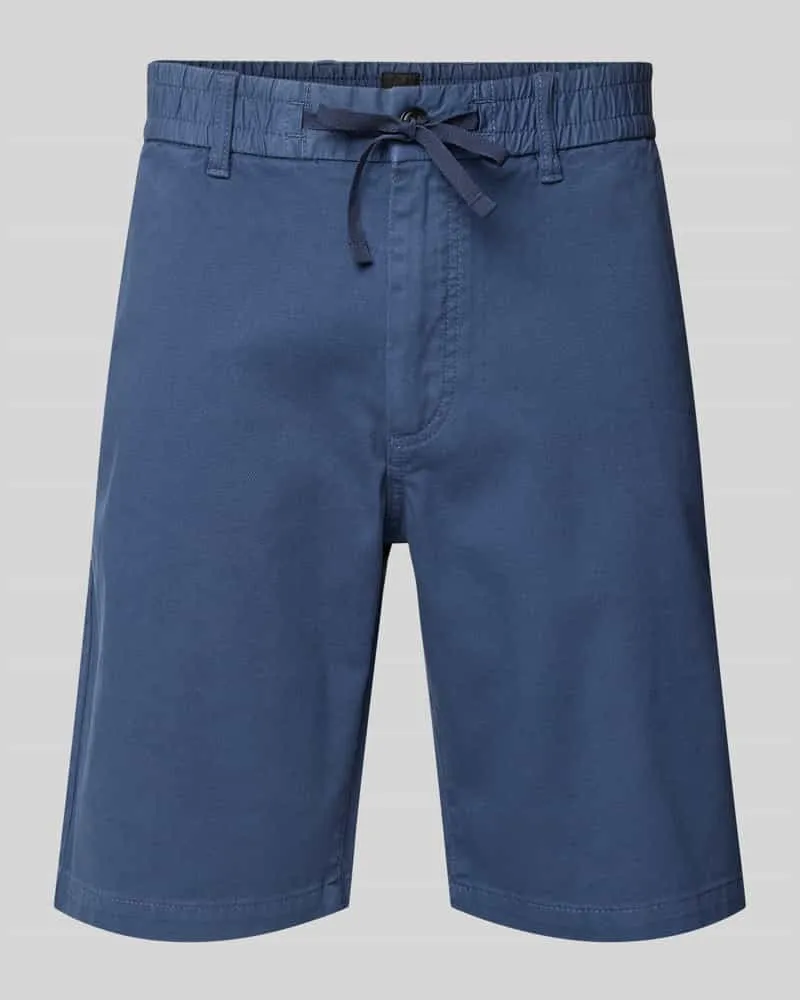 HUGO BOSS Tapered Fit Bermudas mit elastischem Bund Modell 'Chino 