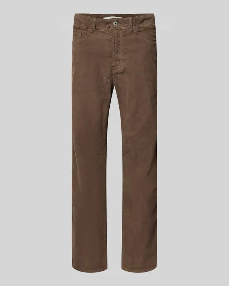 Pepe Jeans Slim Fit Cordhose aus Baumwoll-Mix Dunkelbraun