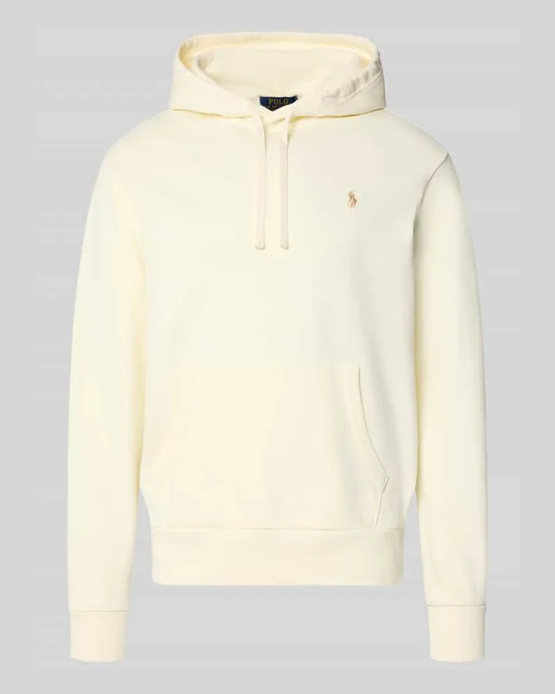 Ralph Lauren Relaxed Fit Hoodie aus reiner Baumwolle Sand