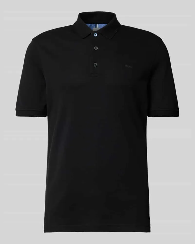 Brax Regular Fit Poloshirt mit Label-Print Modell 'Pete 