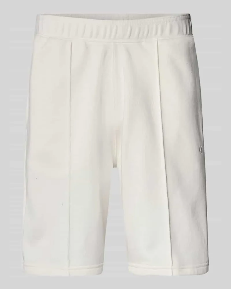 Champion Bermudas mit elastischem Bund und Label-Stitching Offwhite