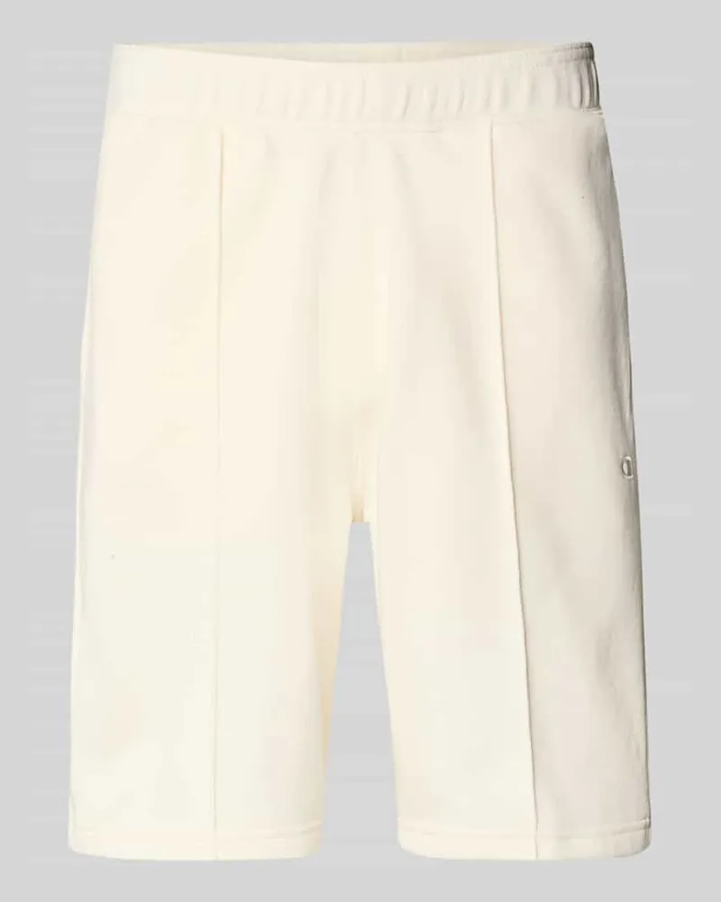 Champion Bermudas mit elastischem Bund und Label-Stitching Offwhite