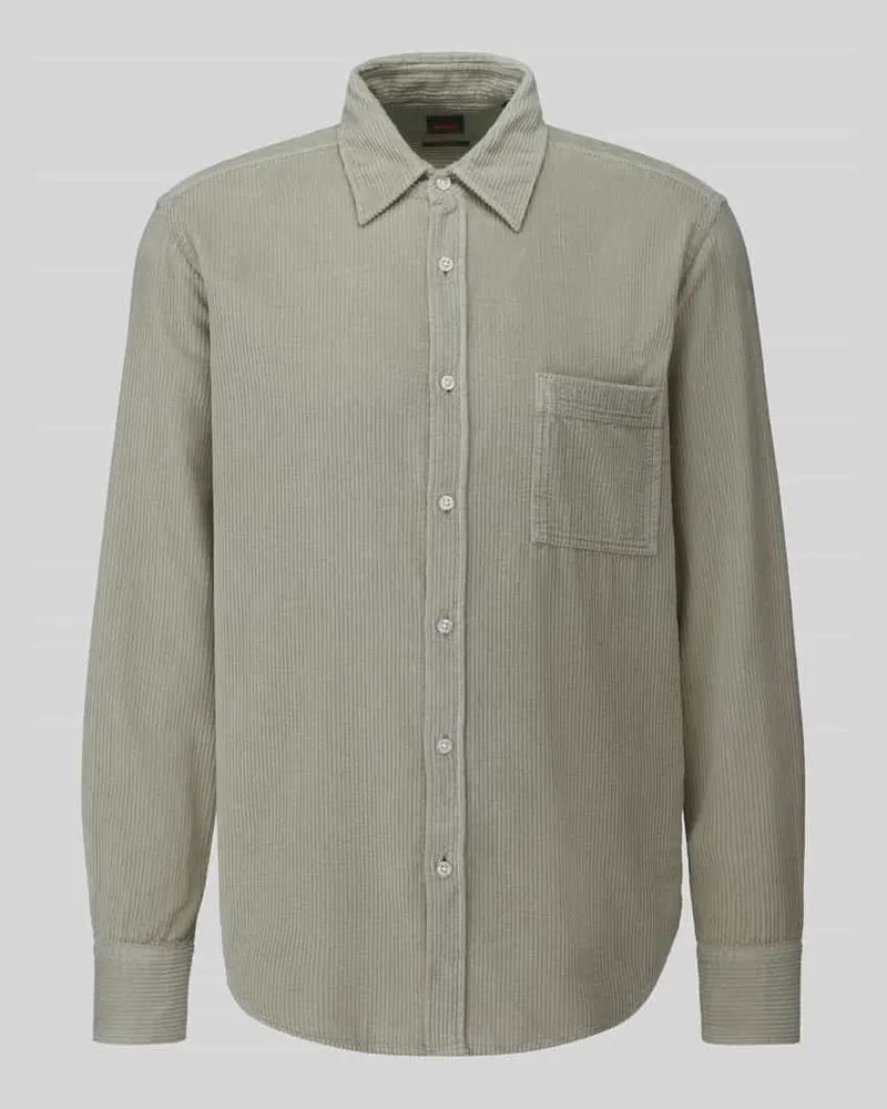 HUGO BOSS Regular Fit Freizeithemd aus reiner Baumwolle Modell 'Relegant Lind