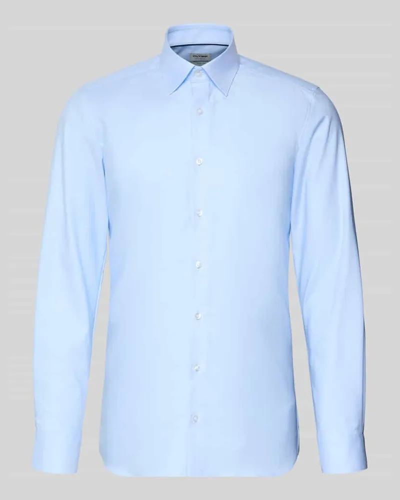 Olymp Slim Fit Businesshemd in Premiumqualität Bleu